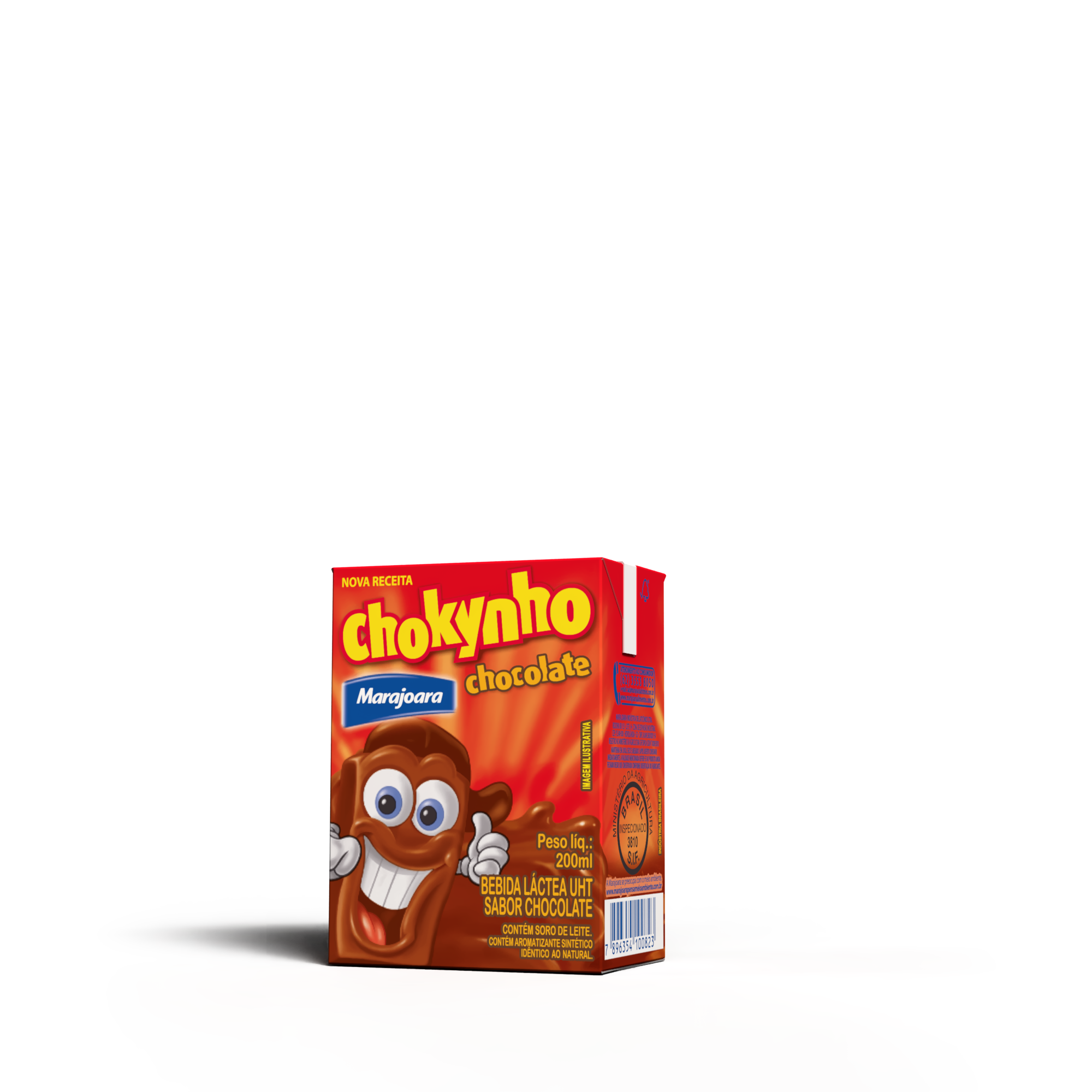 Bebida Láctea Sabor Chocolate 200ml (Chokynho) - Marajoara Alimentos
